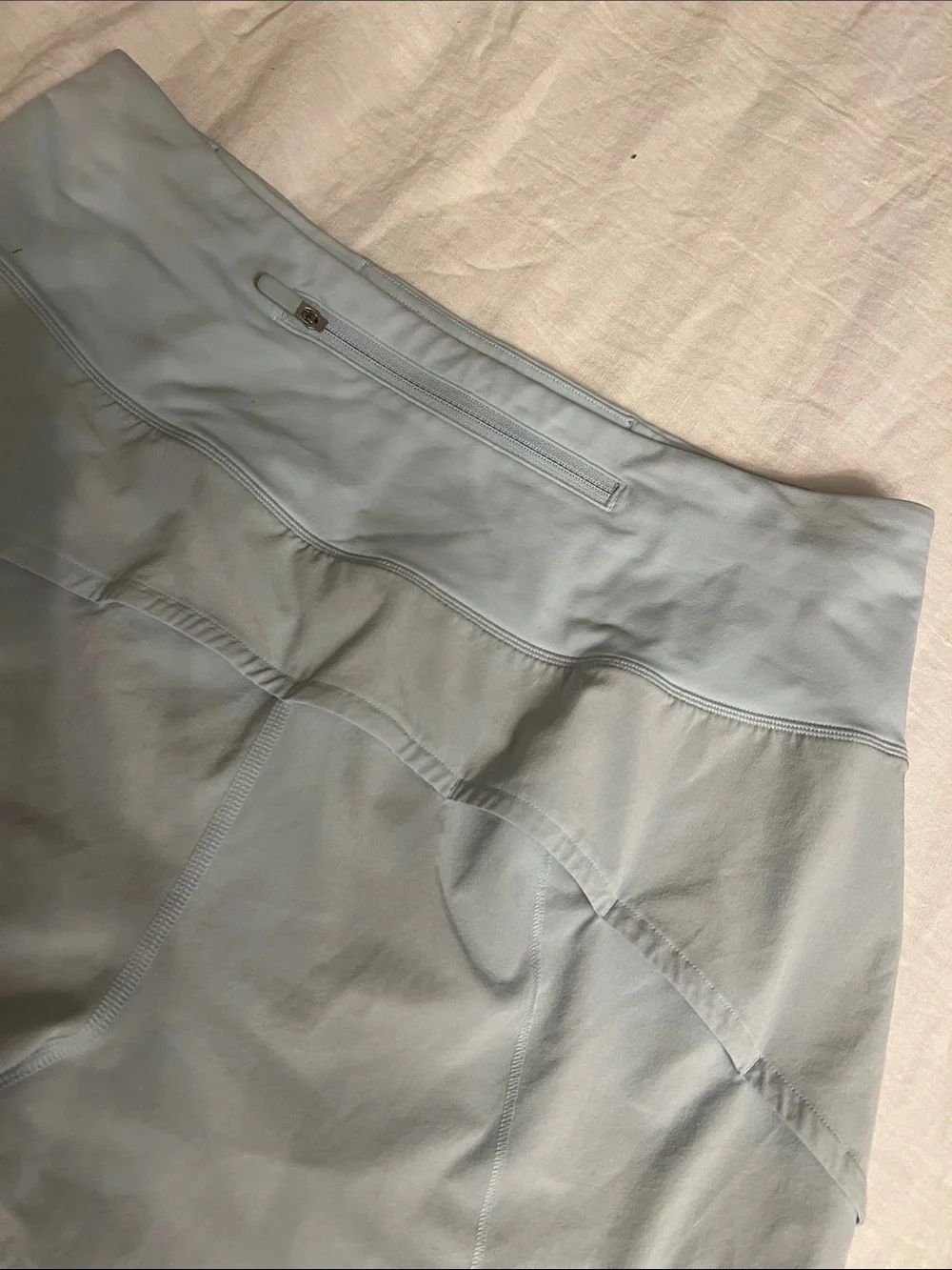 lululemon athletica Speed up high rise Dusty Blue Workout Shorts Zip Pocket 6